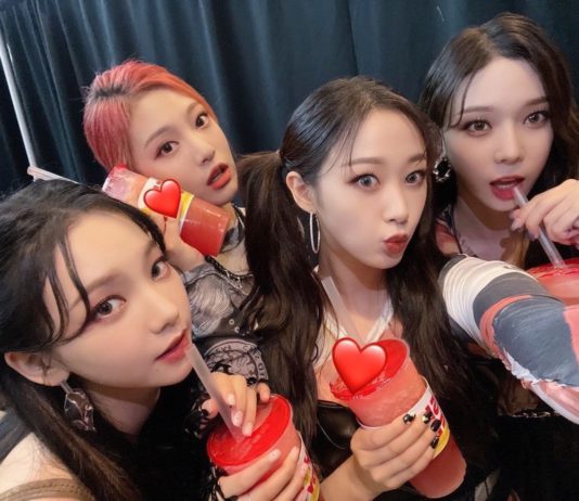 Itzy Buys Drinks For Aespa Itzy and Aespa interaction
