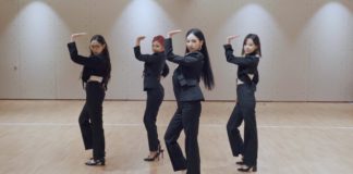 Seems Like Aespa Dresses Like This Inside SM Aespa dances in suits